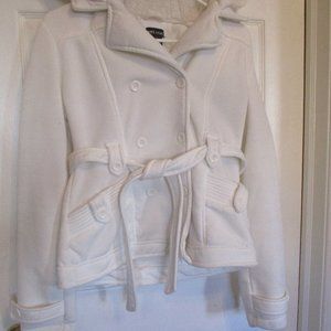 Wet Seal Size L Large Waist Length Coat Hoodie